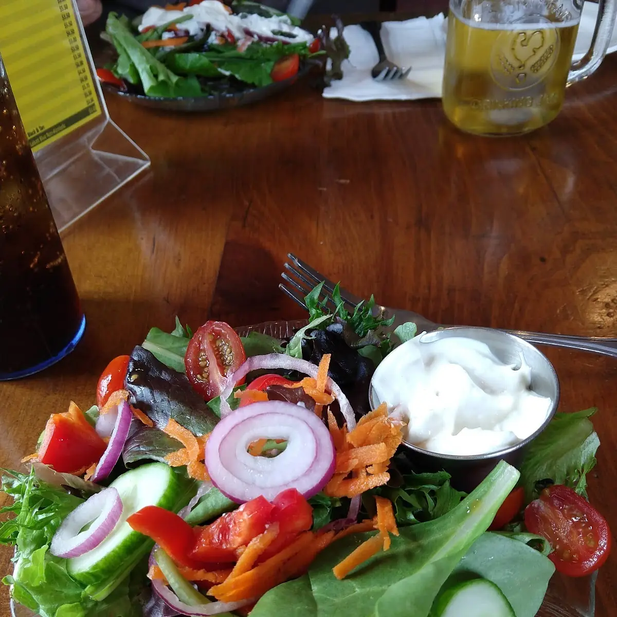 Side Salad with House Made Bleu Cheese Dressing