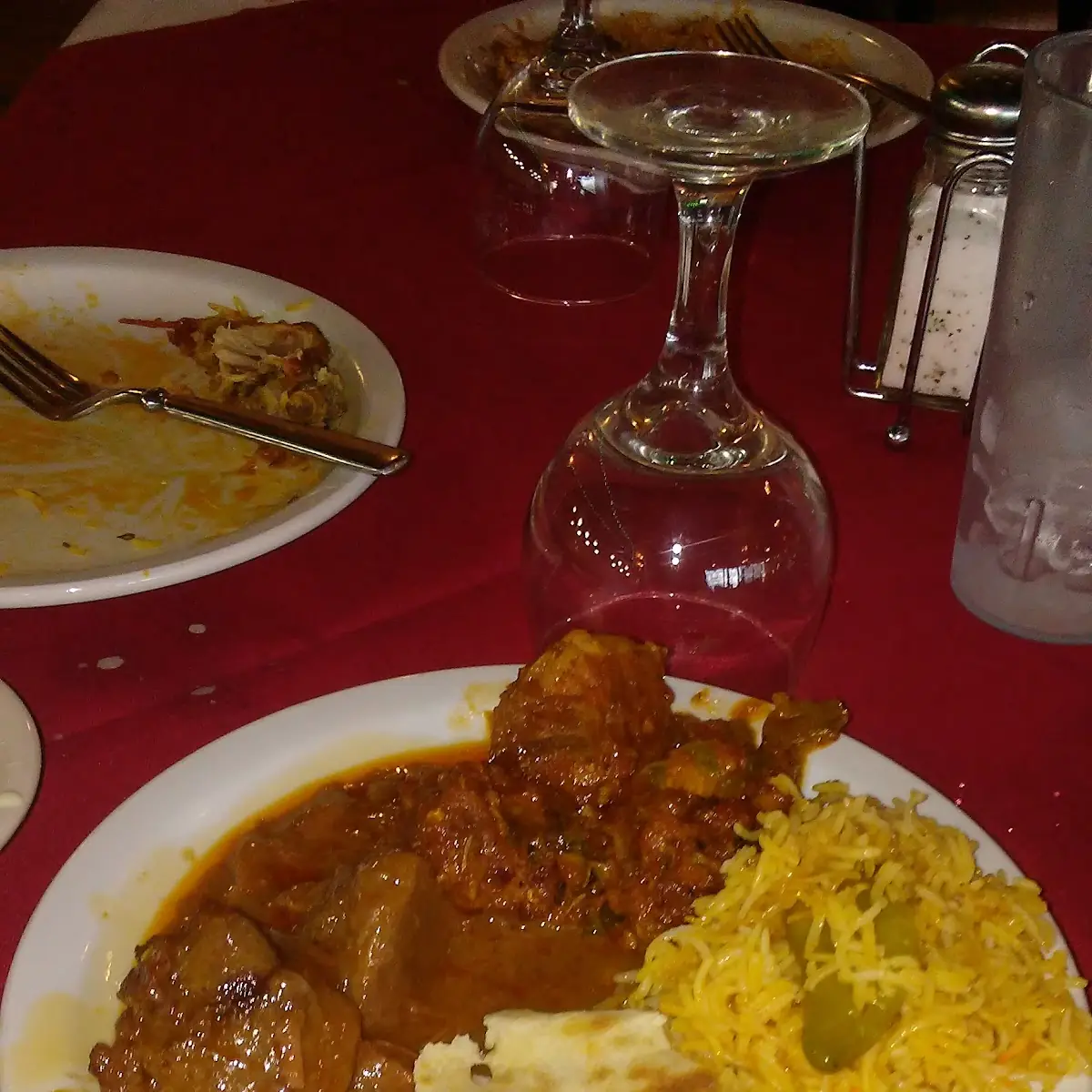 Buffet Plate of Various Entrees