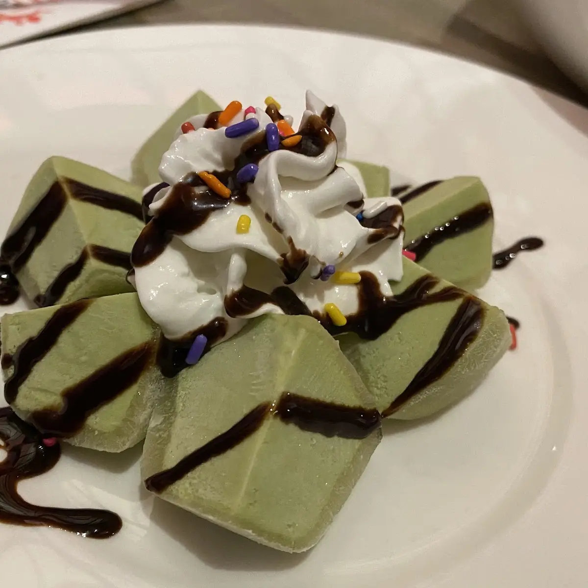 Fried Ice Cream Green Tea