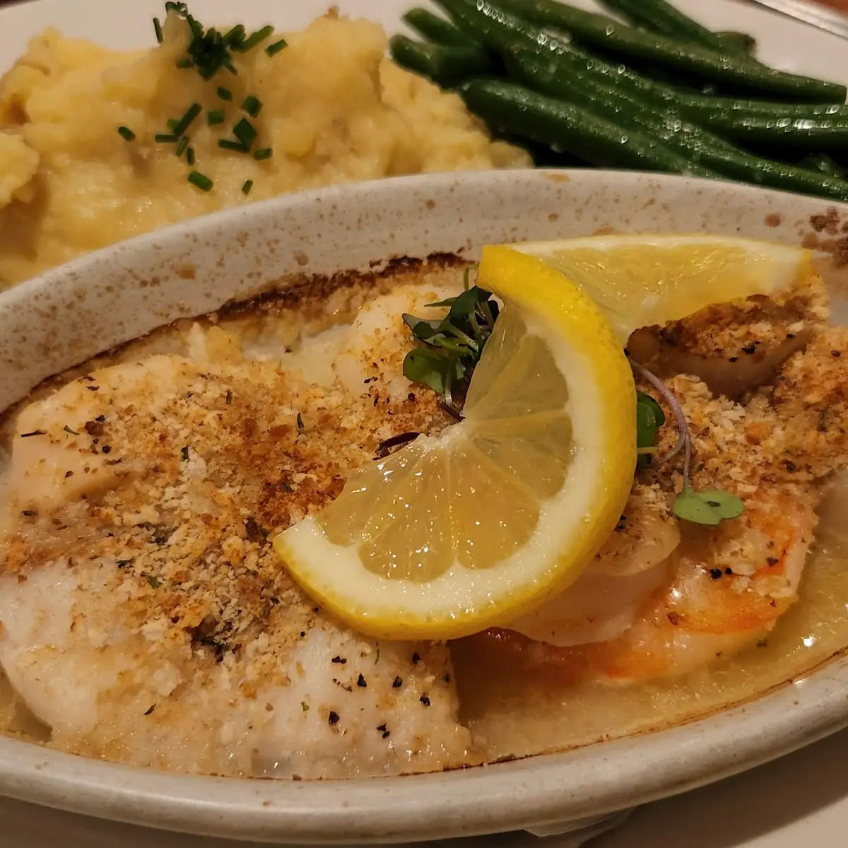 Broiled Seafood Trio