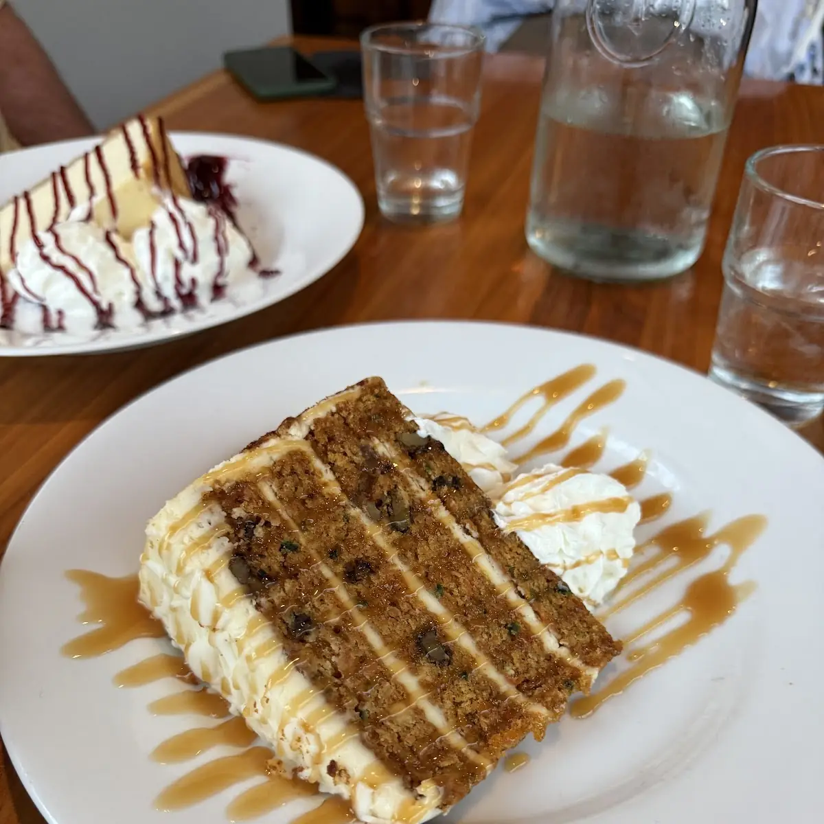 Carrot Cake with Caramel Drizzle