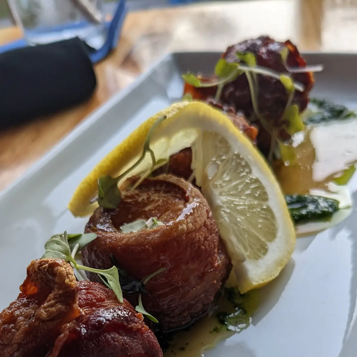 Maple Glaze Bacon Wrapped Scallops