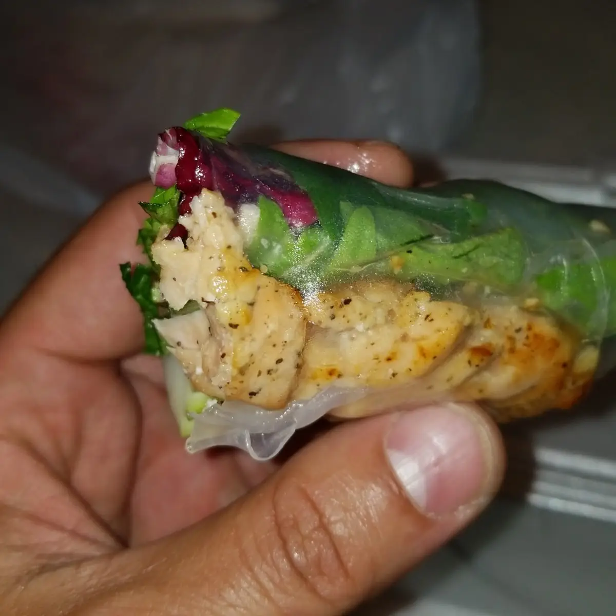 Salmon Spring Roll