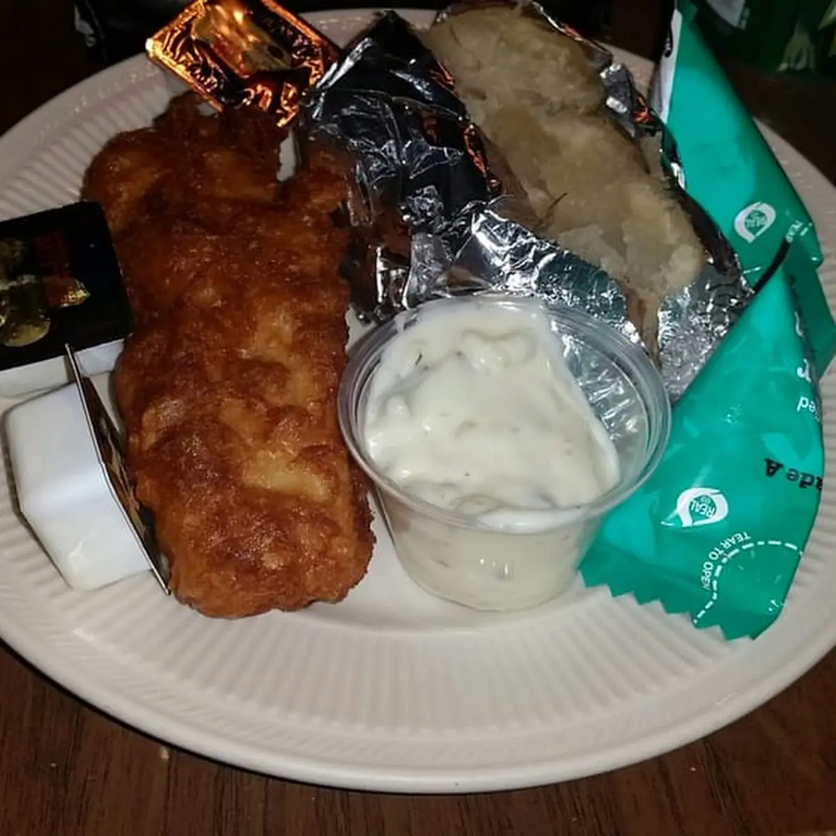 Baked Potato and Salad