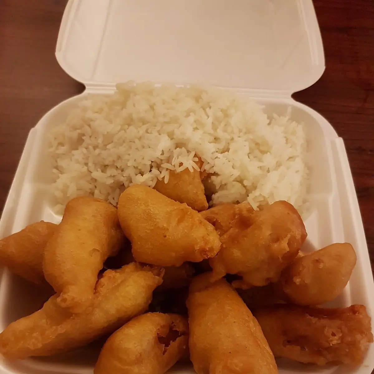Sweet & Sour Chicken with White Rice