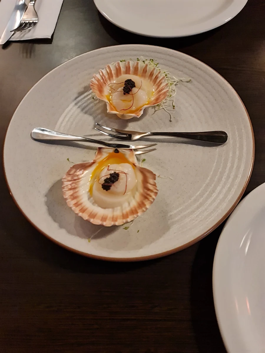 Scallop with Caviar