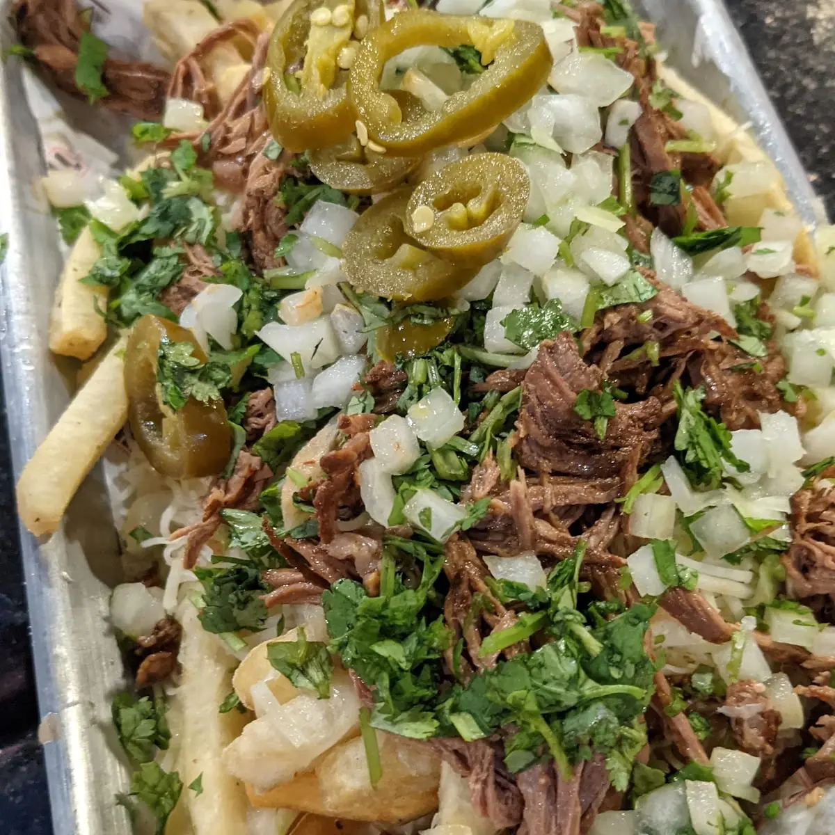 Loaded Fries with Birria