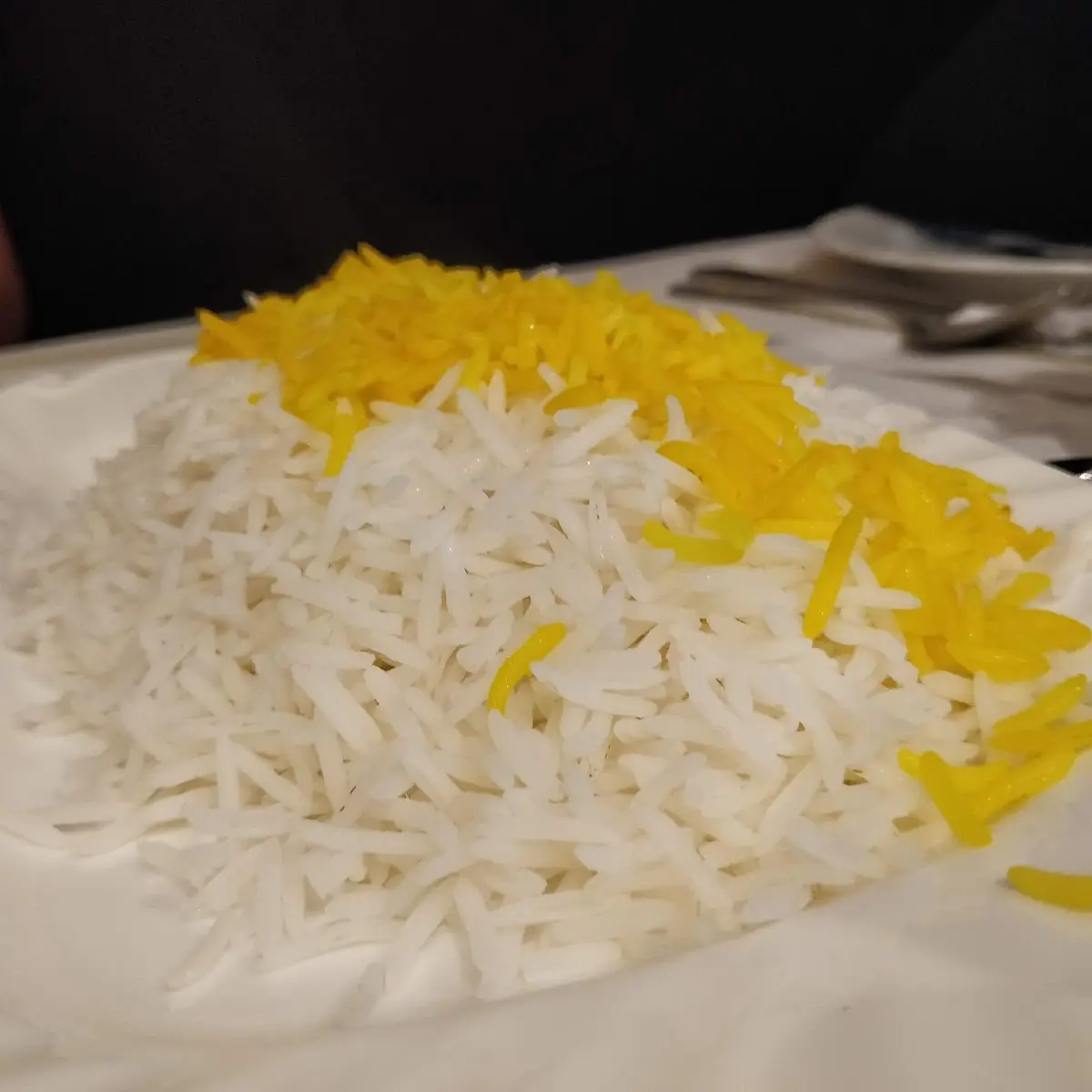 Saffron Basmati Rice Tray