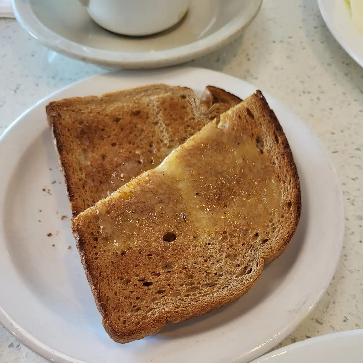 Golden Brown Buttered Toast