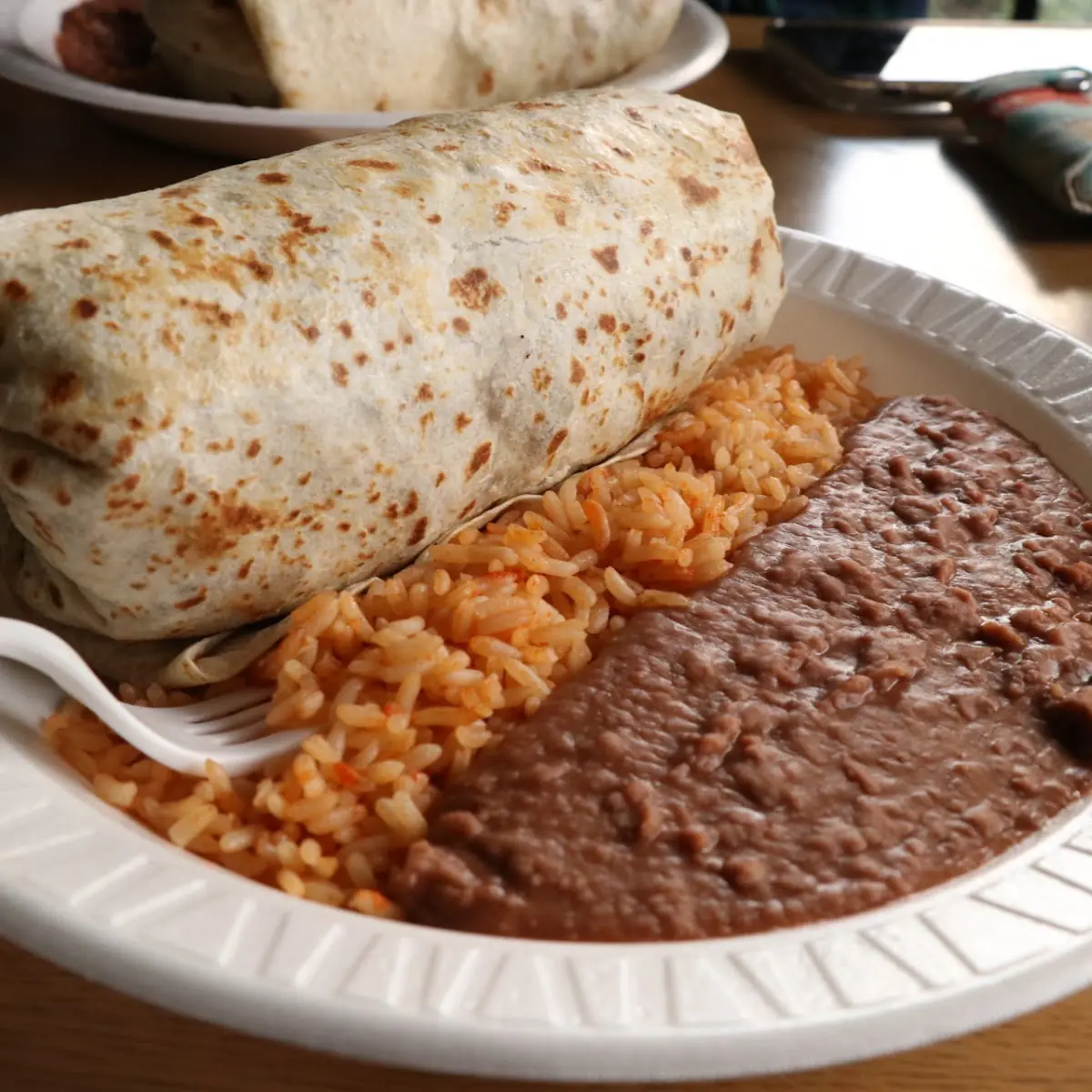 Carne Asada Burrito Dinner