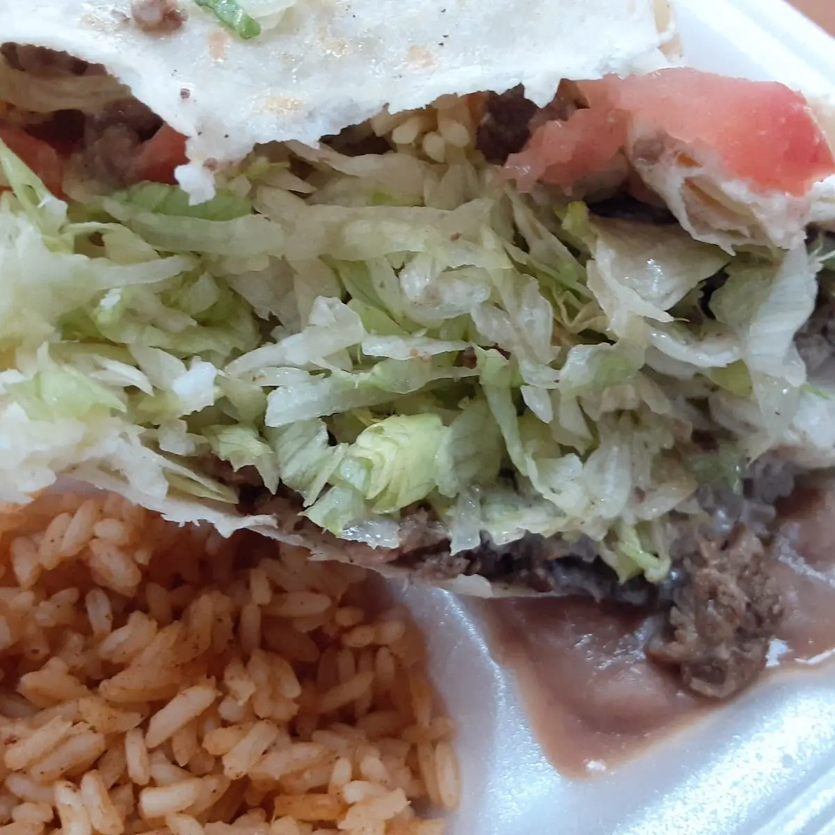 Steak Burrito with Sour Cream