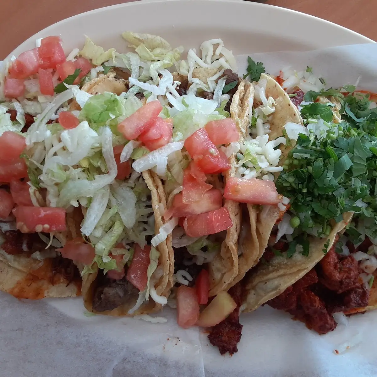 Steak Chicken Pastor Tacos