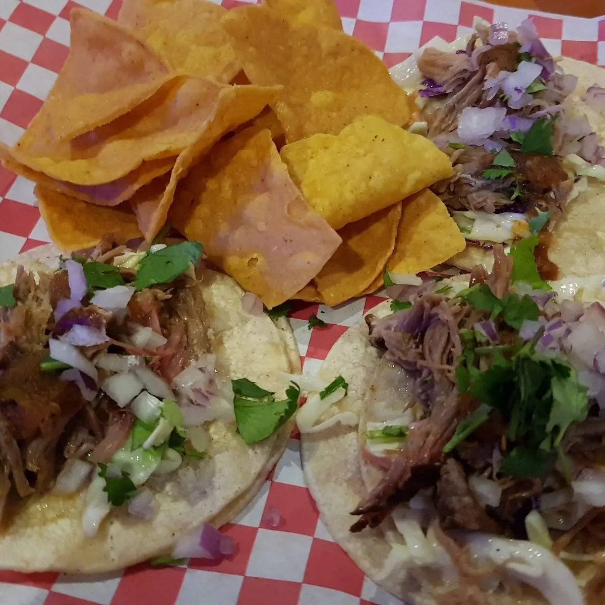 Pulled Lamb Shoulder Taco