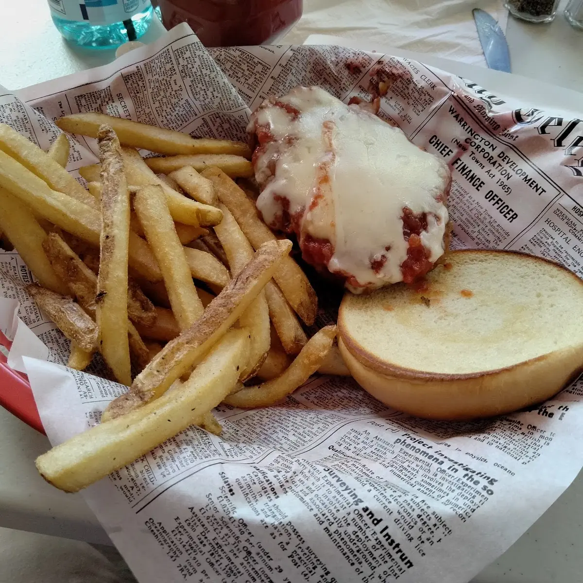 Parmesan Chicken Sandwich Combo