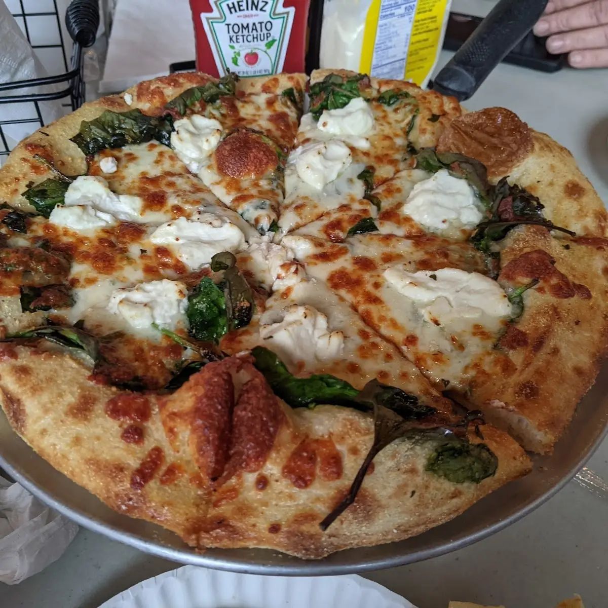 Spinach Pizza