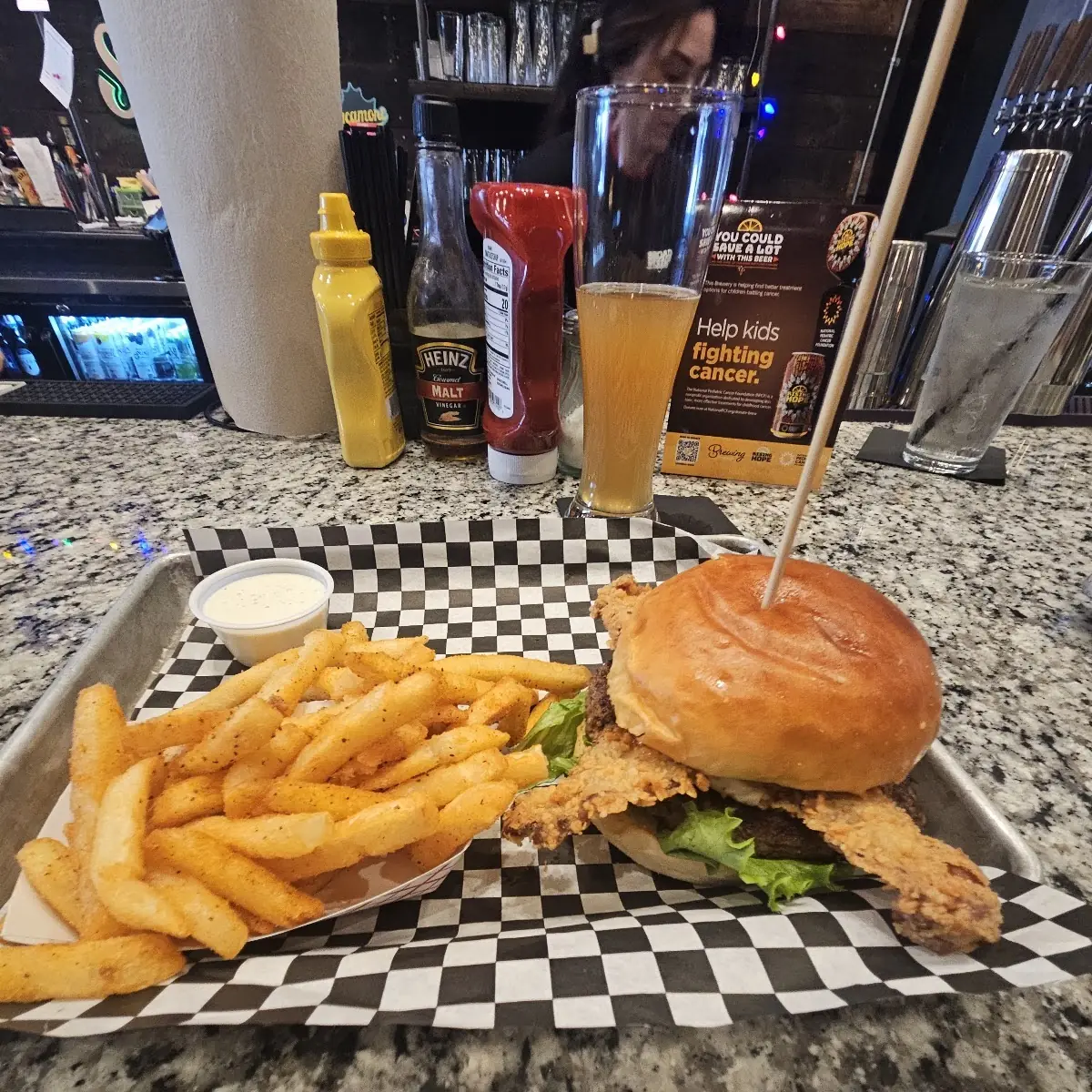 Country Fried Bacon Burger