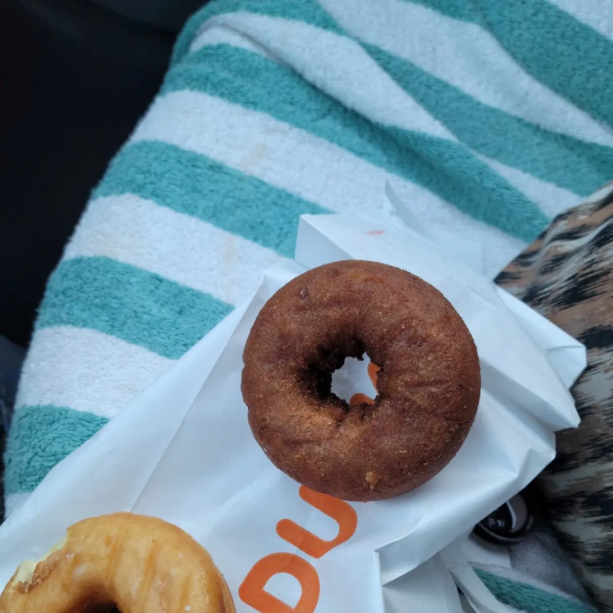 Glazed Donut and Glazed Blueberry Donut