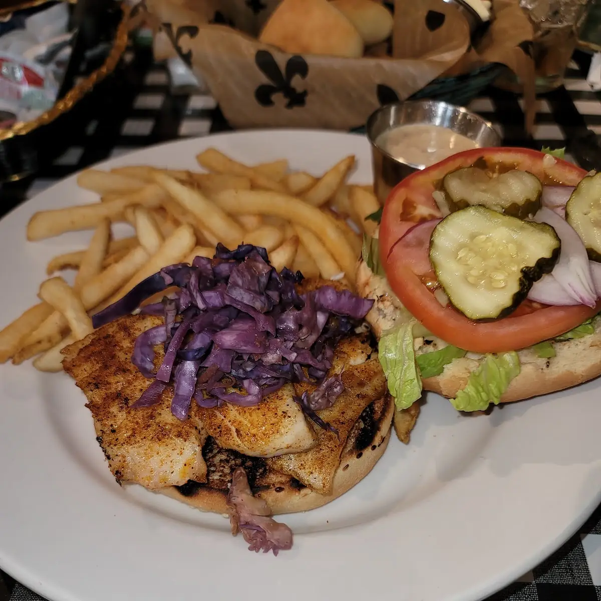 Blackened Gulf Fish Sandwich