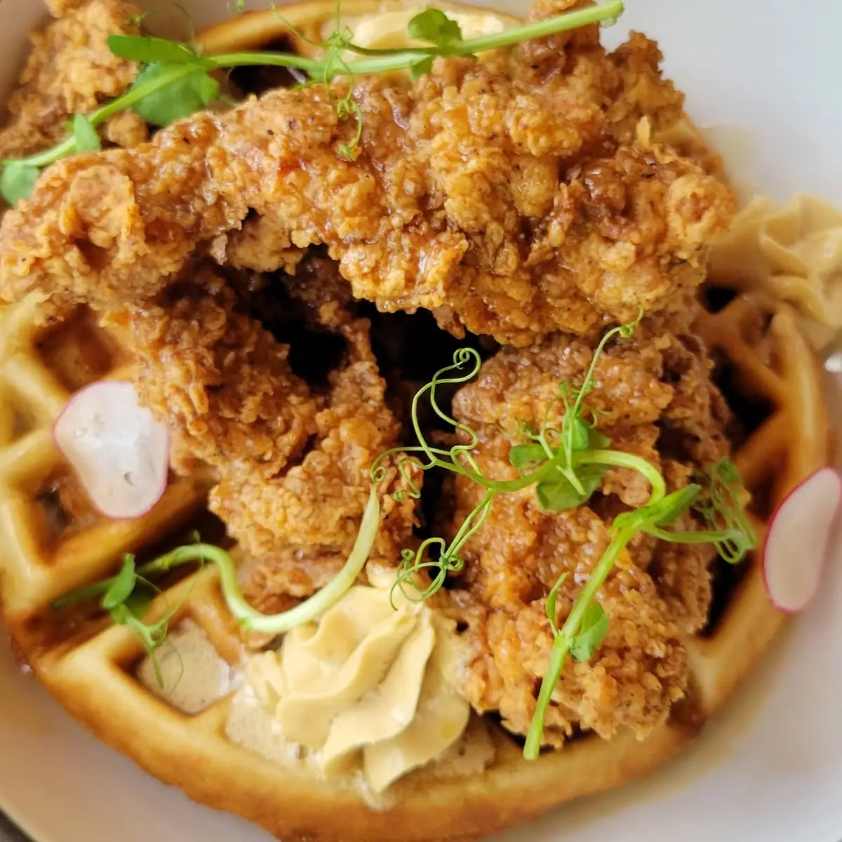 Crispy Chicken Waffle
