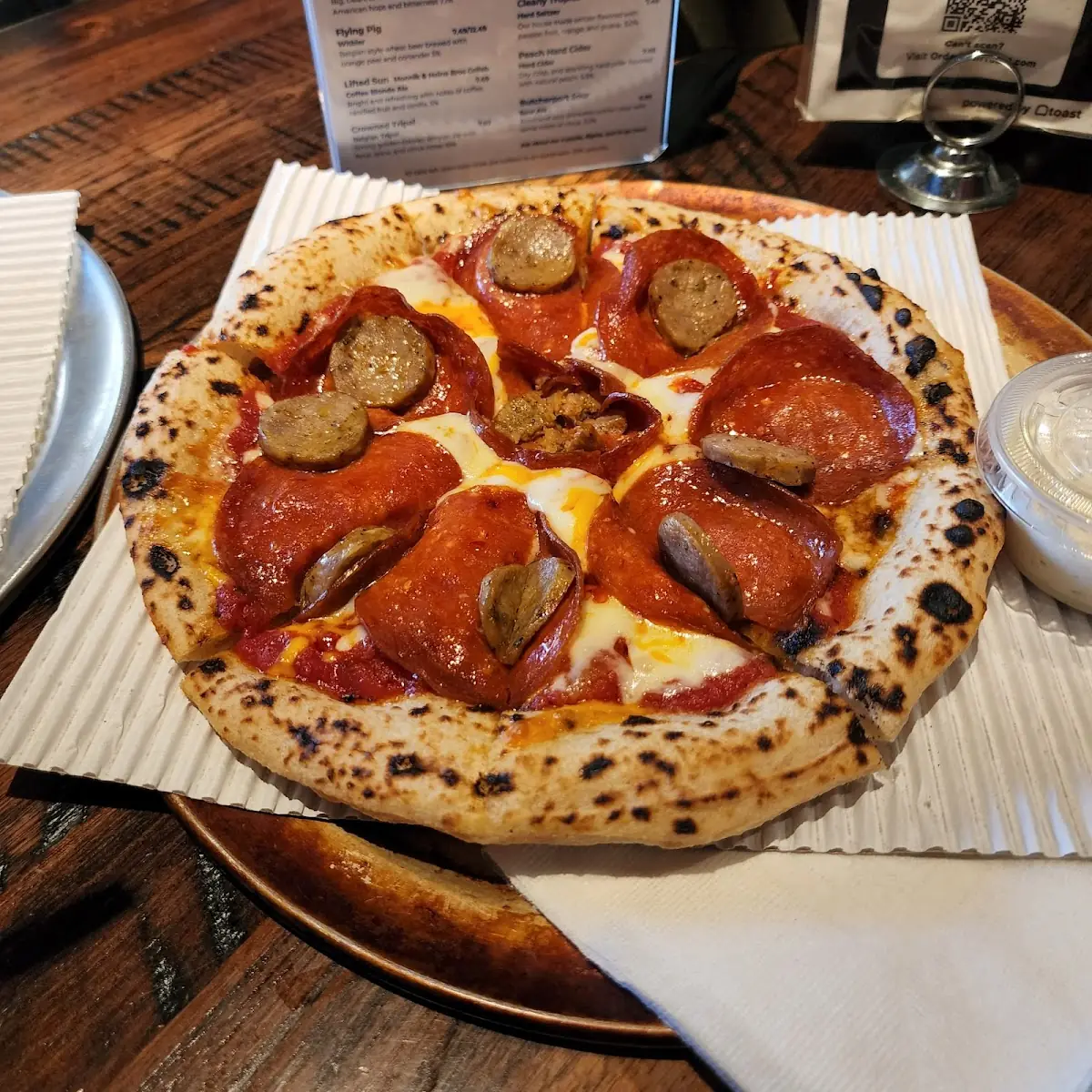 Pizzaepperoni and Sausage Pizza
