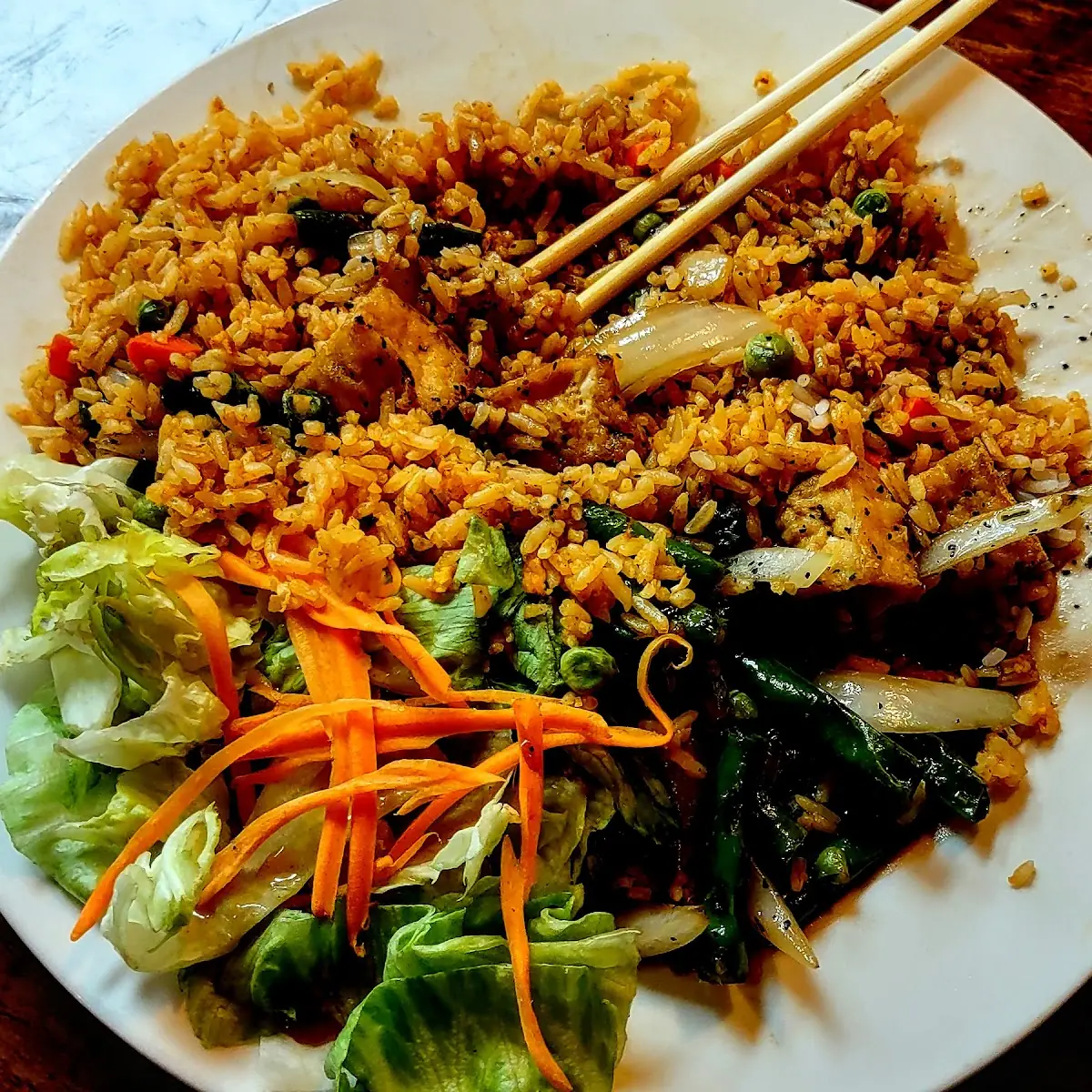 Black Pepper Garlic Tofu