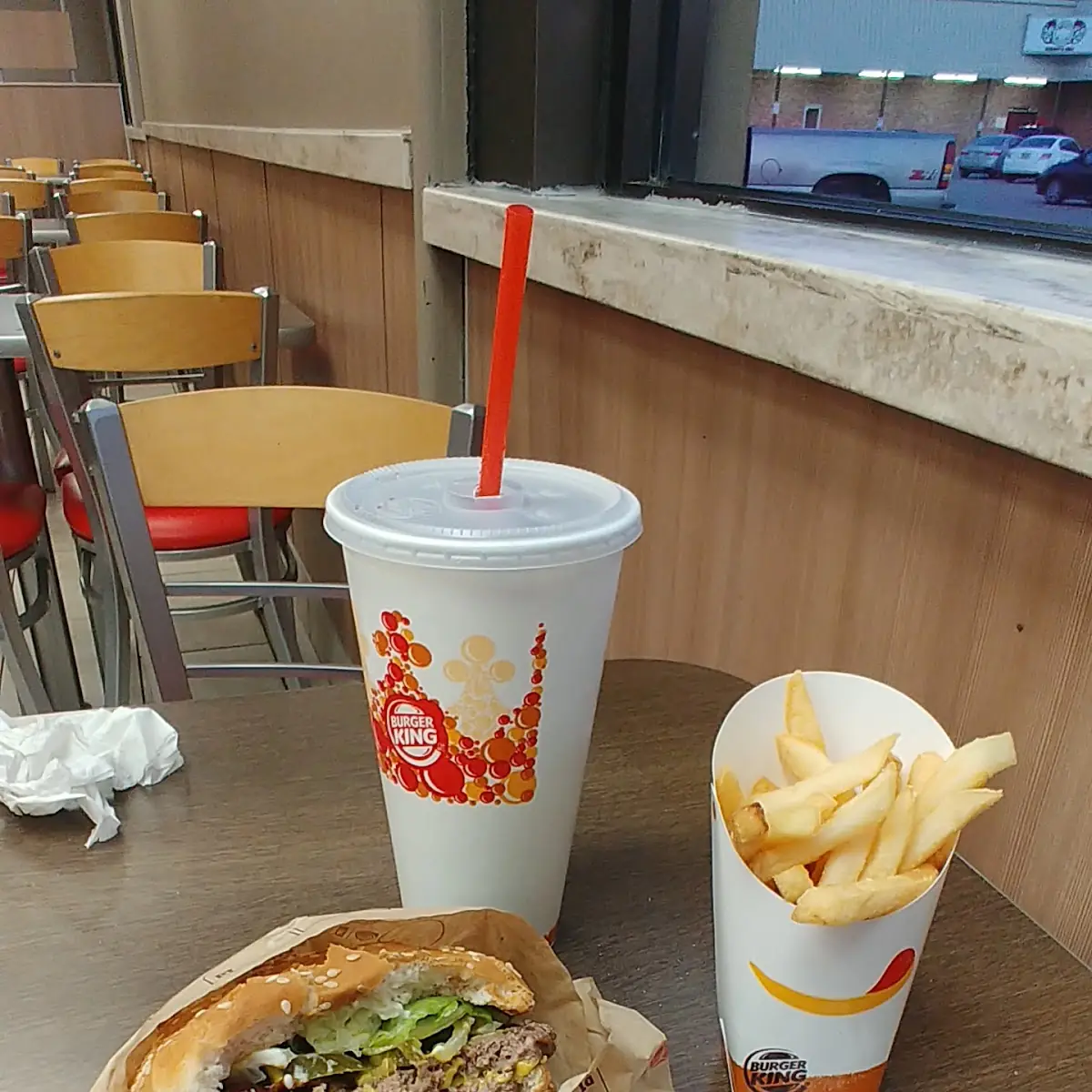 Texas Double Whopper Half Gone