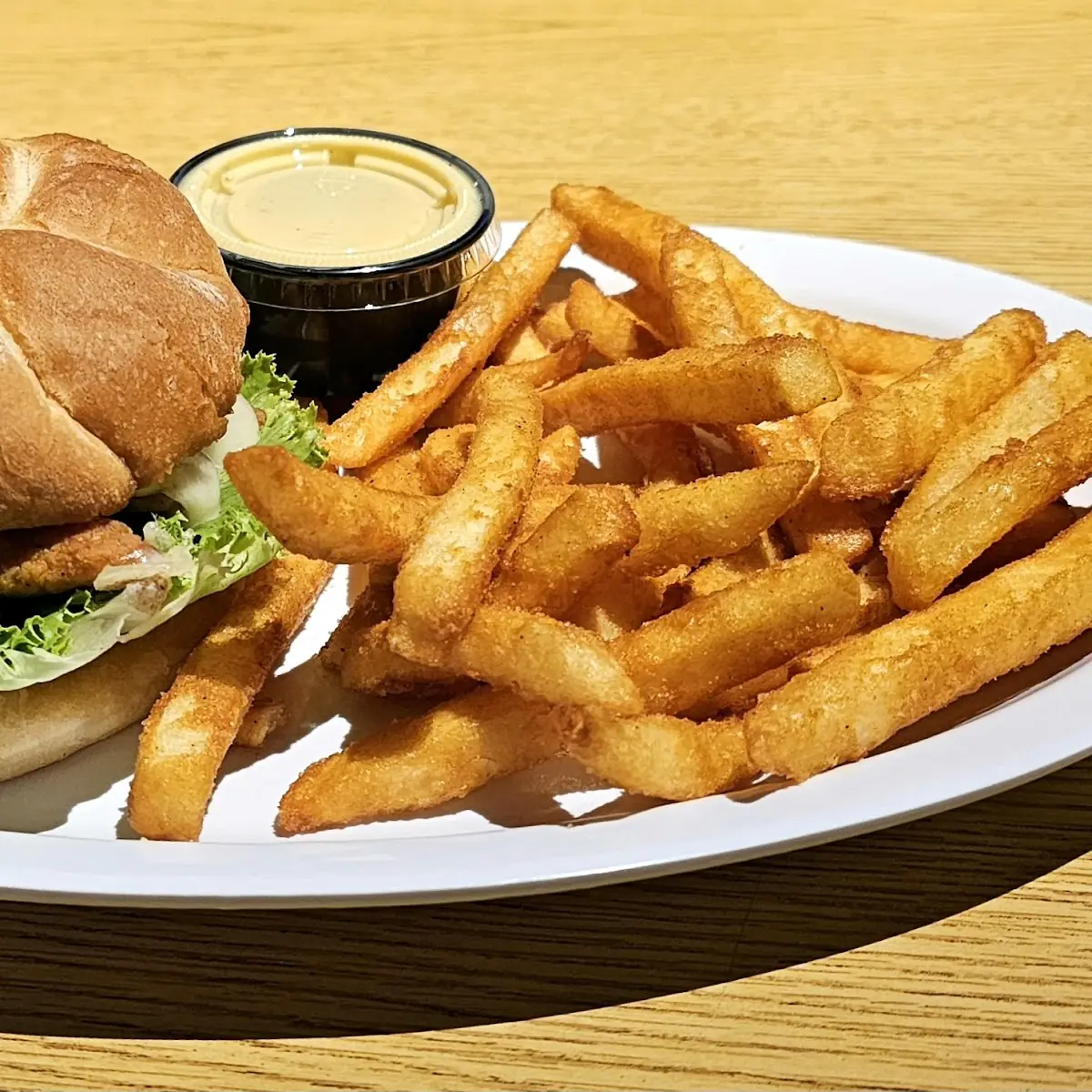 Crispy Chicken Sandwich with Fries