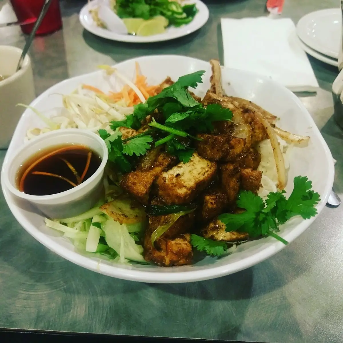 Viet Eggrolls Vermicelli Plate