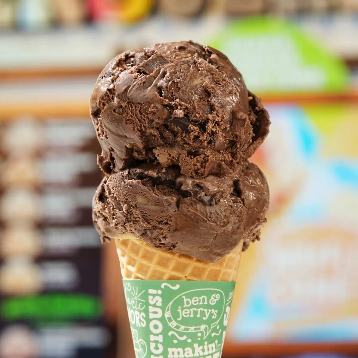 Chocolate and Cookies Cream Cones