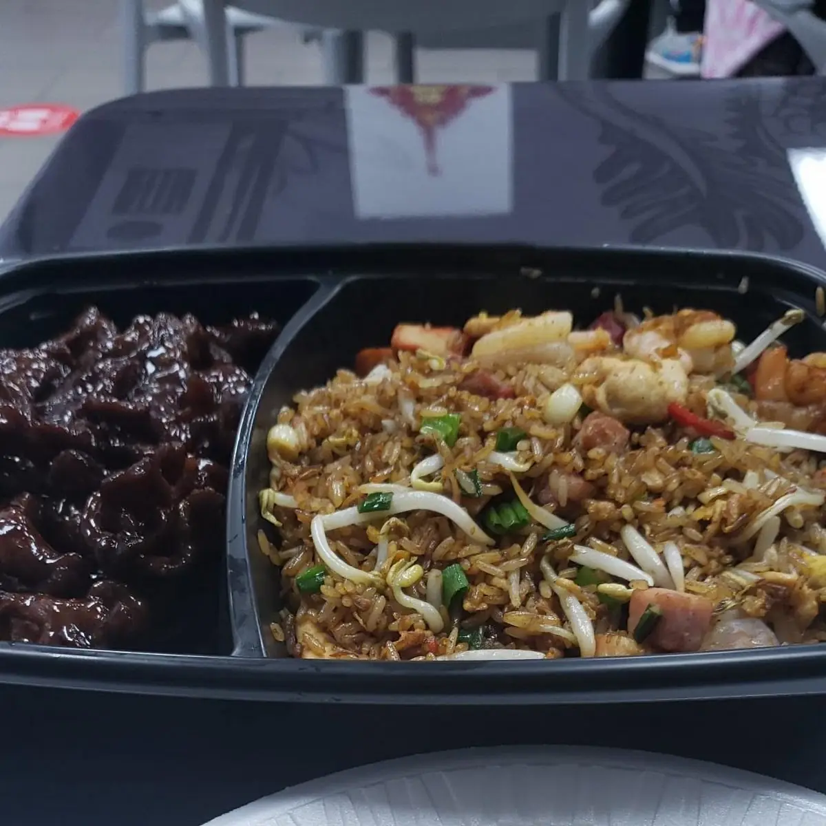 Combo Fried Rice and Fried Dumplings