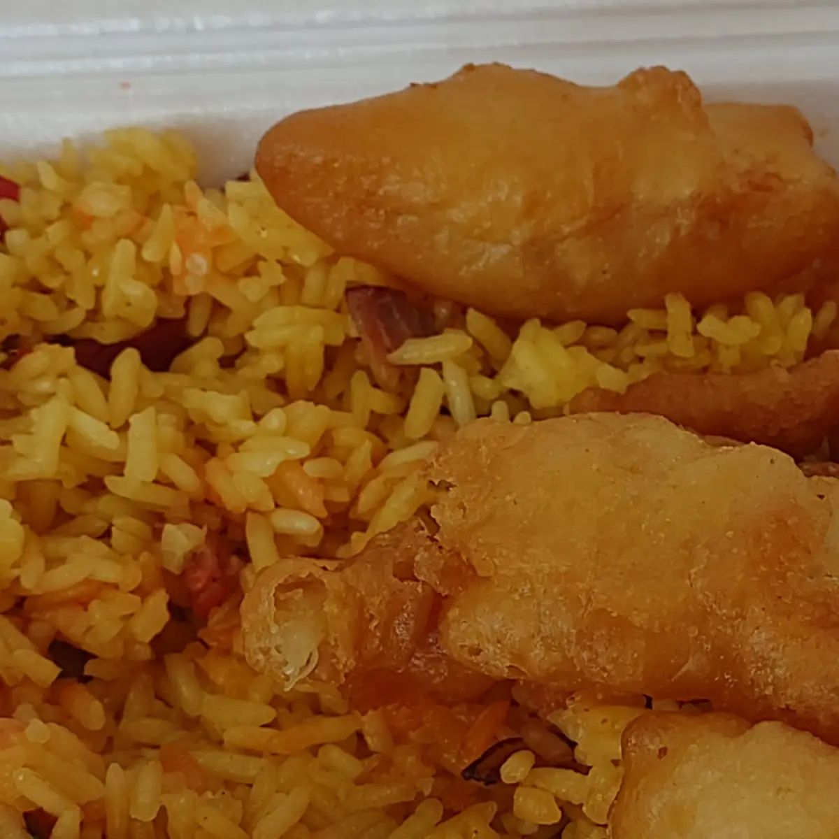 Chicken Wings w Shrimp Fried Rice