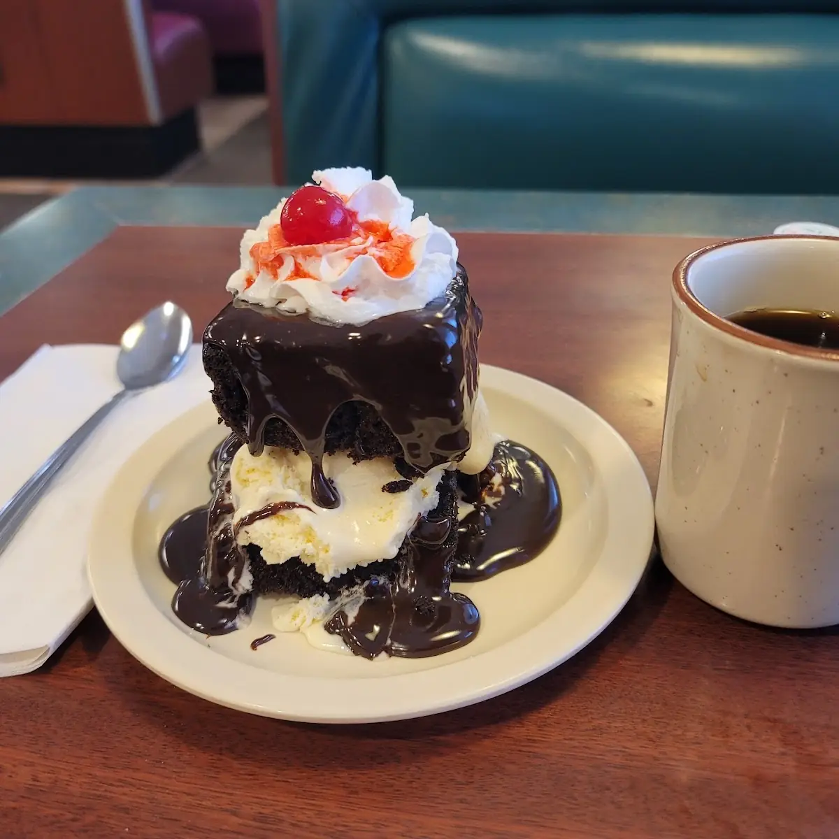 Hot Fudge Brownie