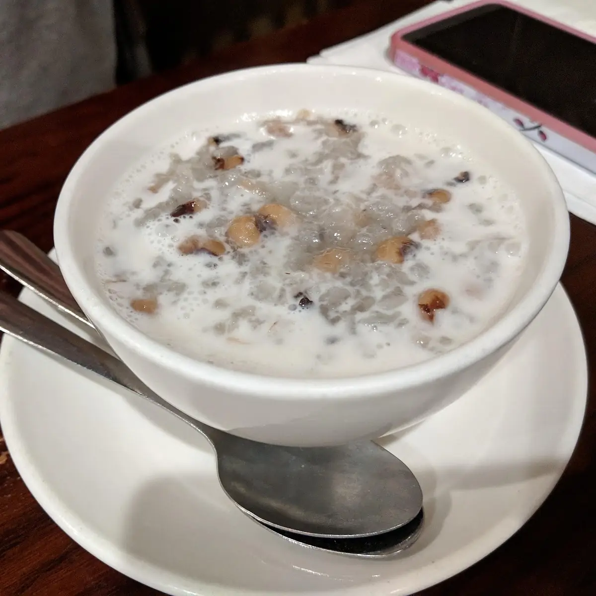 Rice Pudding with Black Eyed Peas