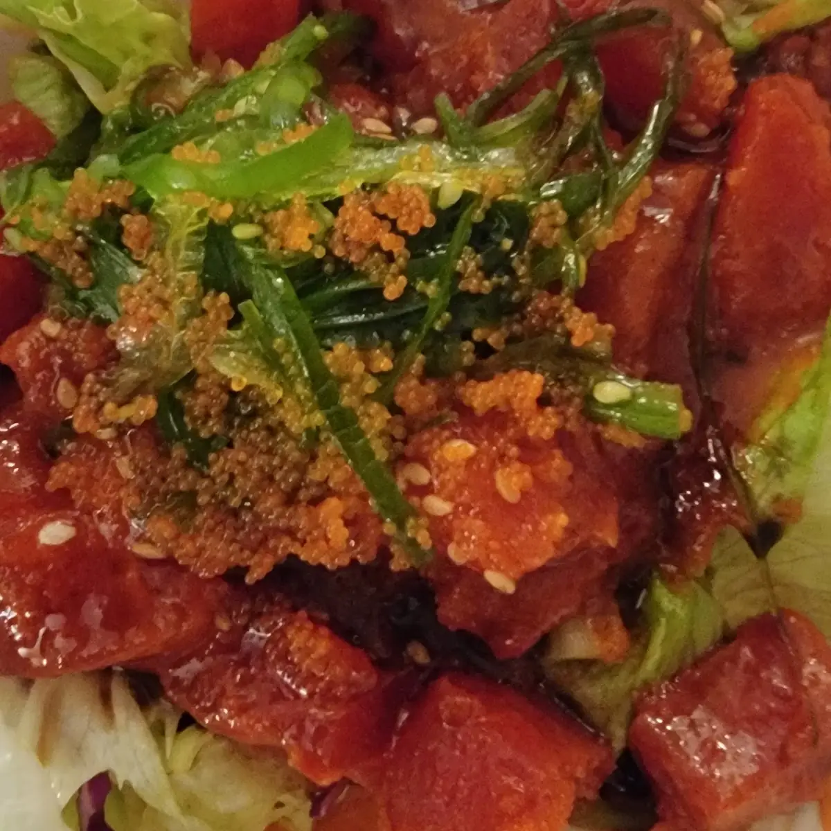 Spicy Tuna Poke Salad
