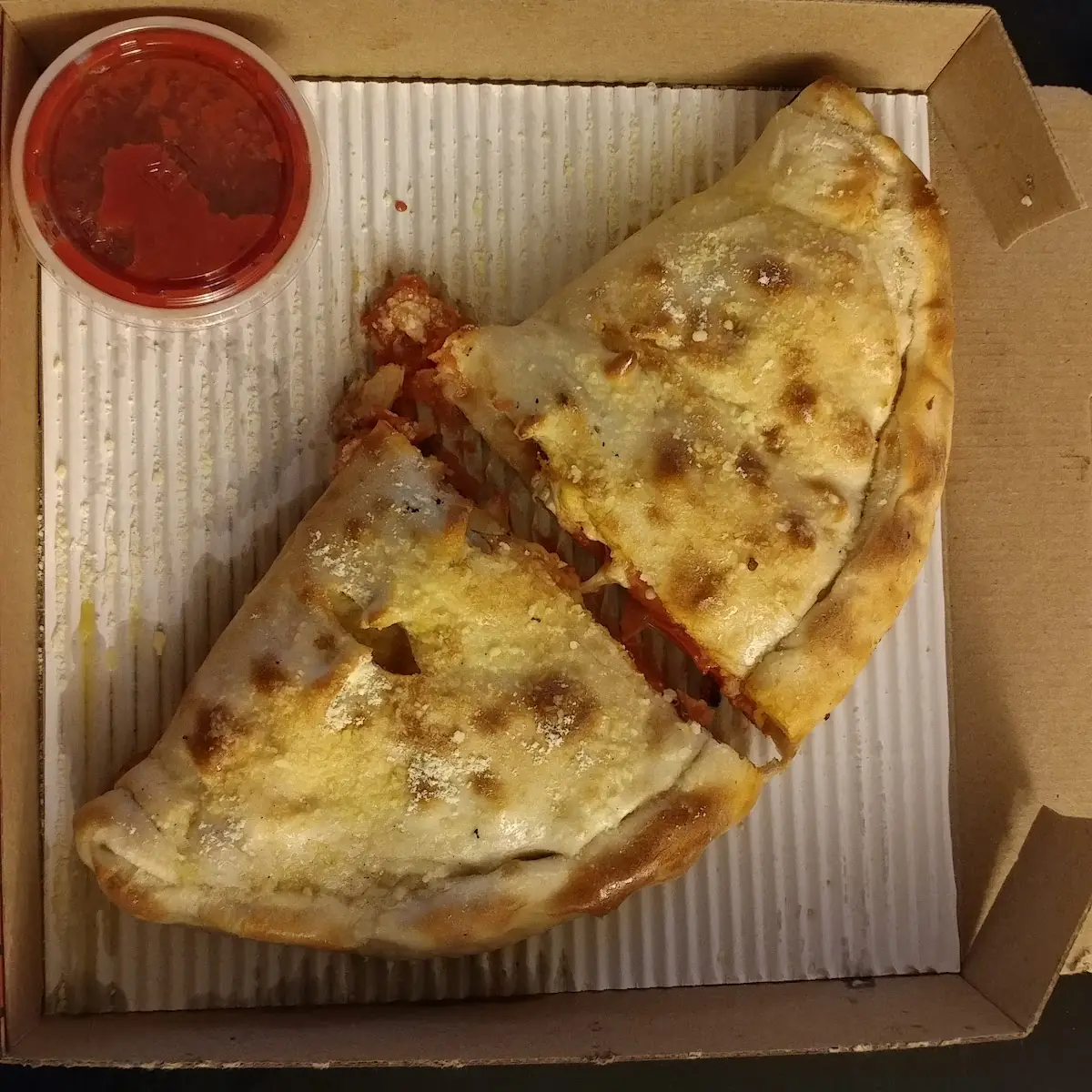 Chicken Parmesan Calzone