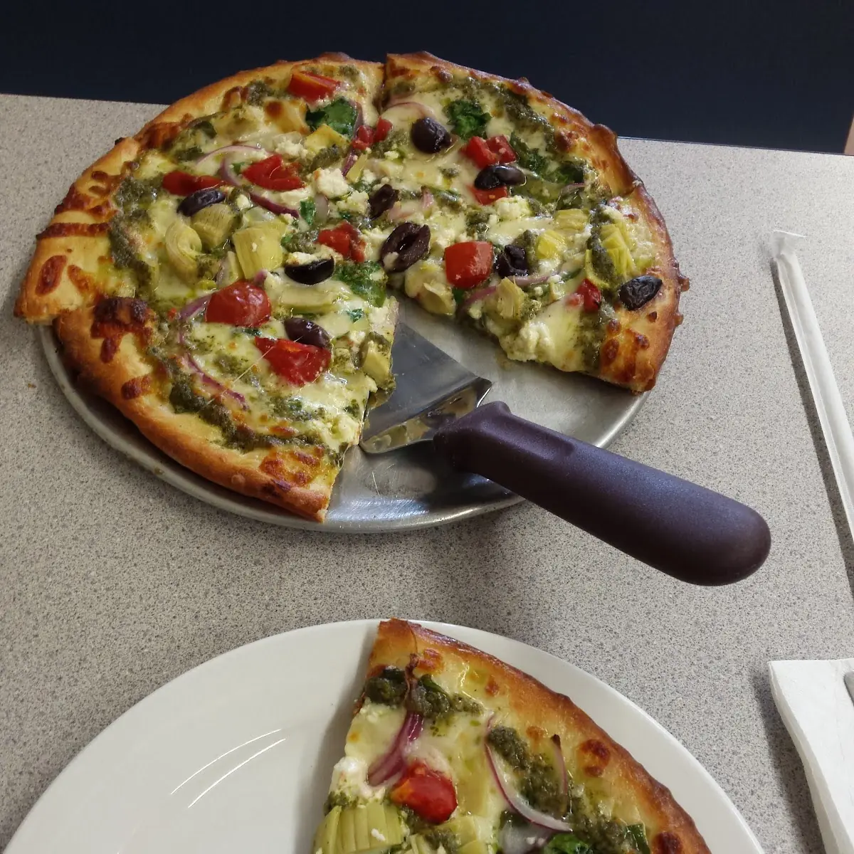 The Greek Pizza