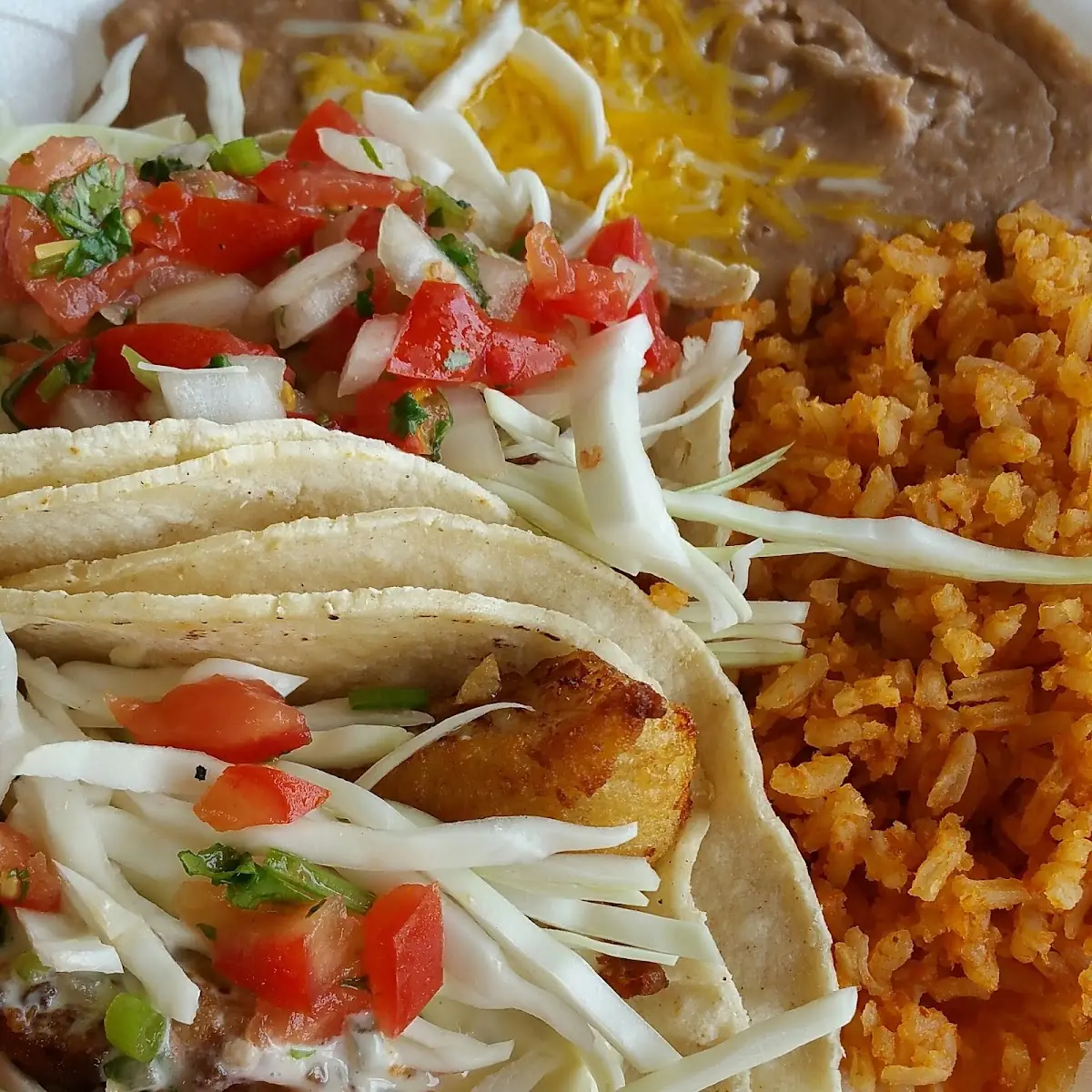 Two Fish Tacos Dos Tacos de Pescado