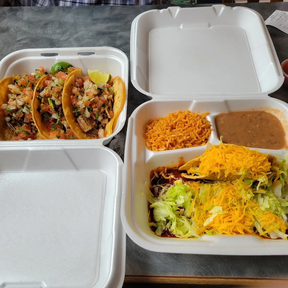 Carne Asada Taco Plate