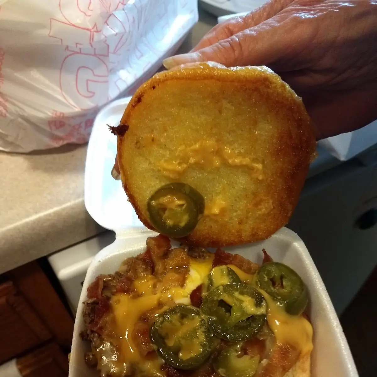 Burger Deluxe with Bacon and Cheese