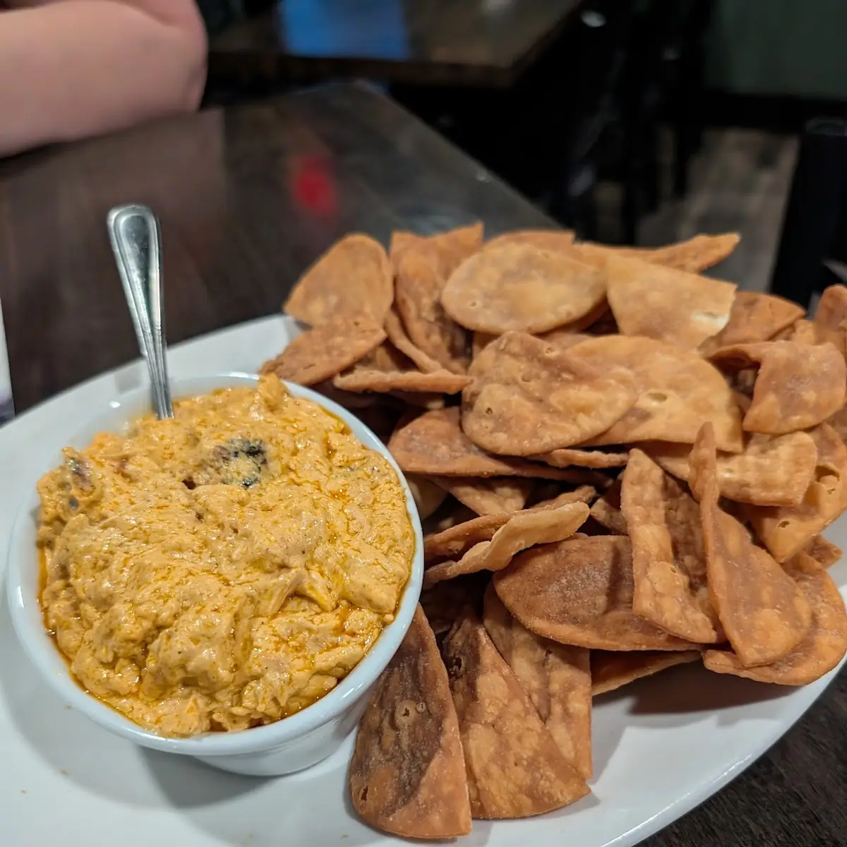 Buffalo Chicken Dip with Chips