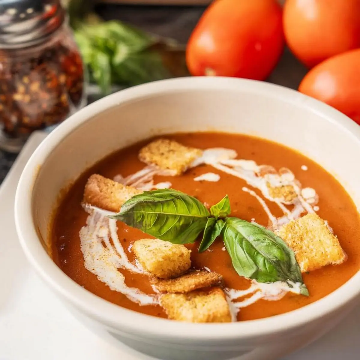 Creamy Tomato Basil Soup
