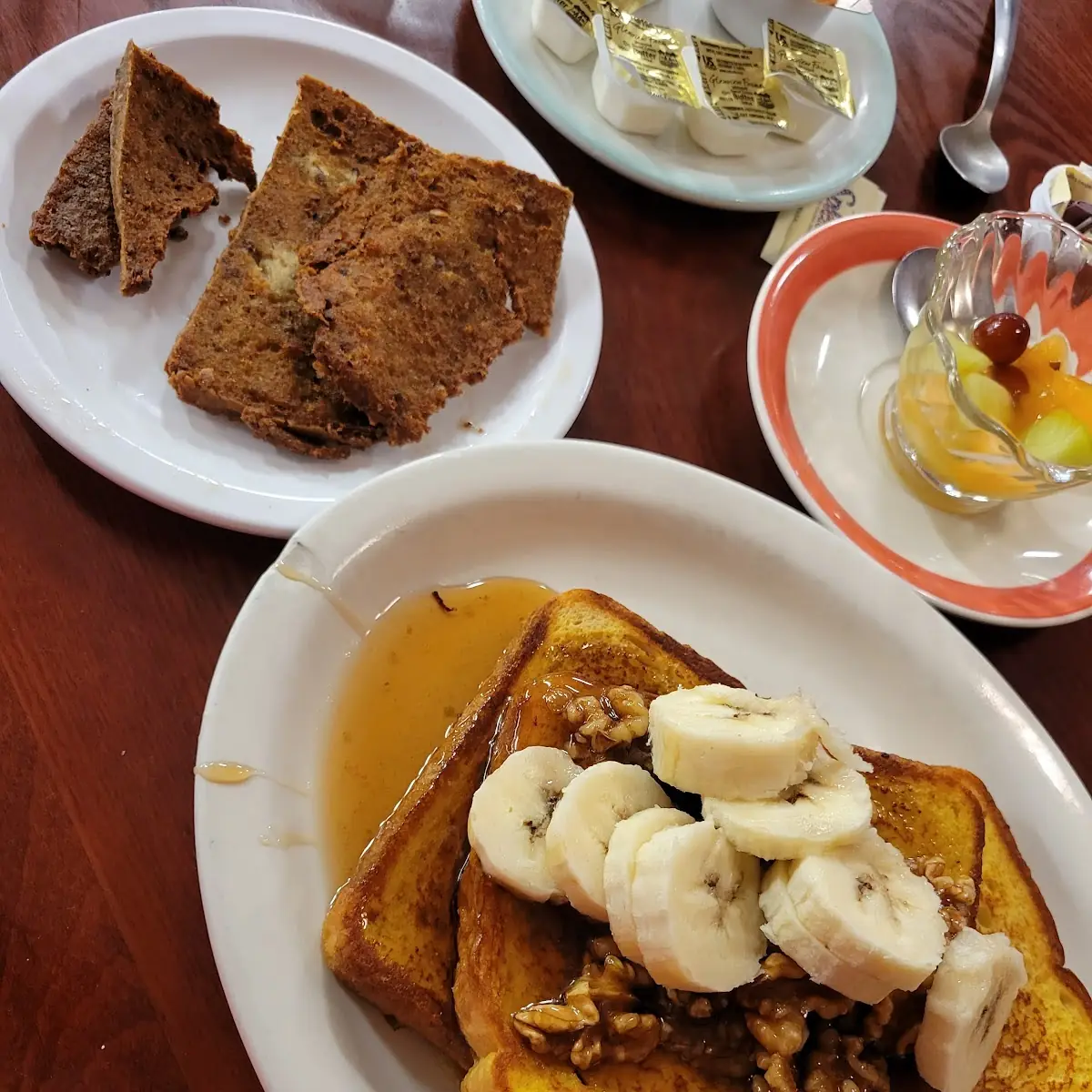 Banana Walnut Pancakes