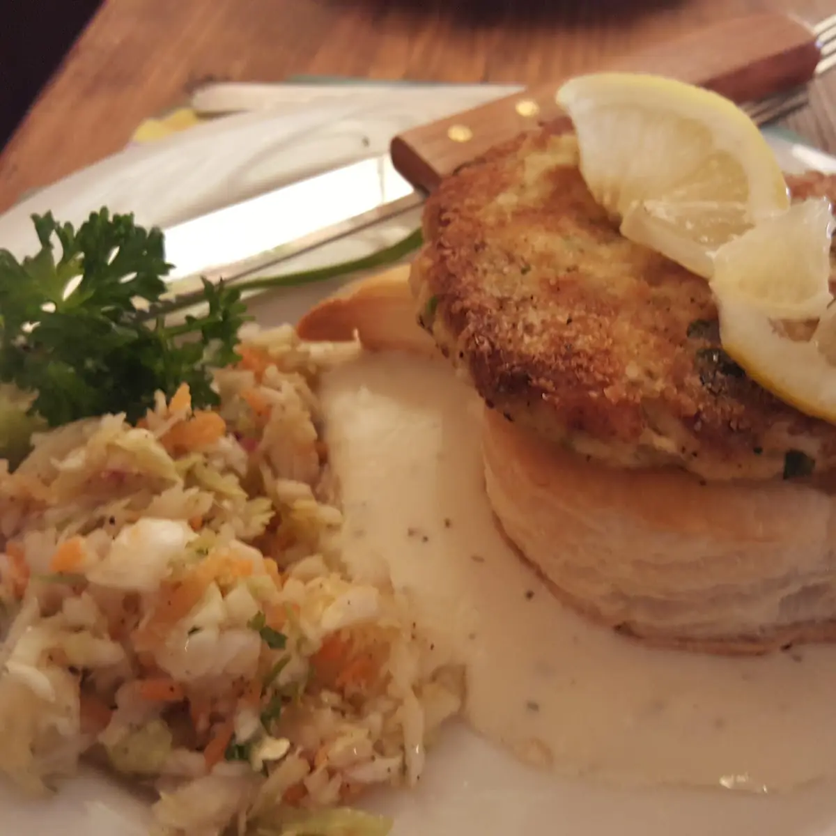 Crab Cake in Puffed Pastry
