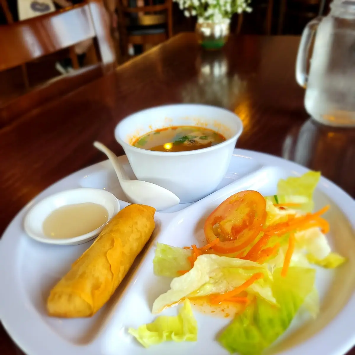 Soup Spring Roll Salad