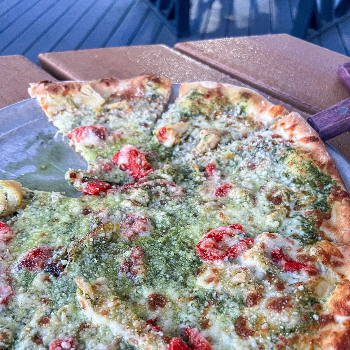 Chicken Pesto Pizza