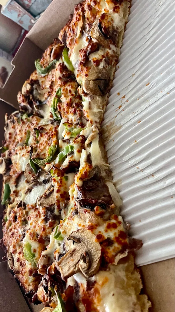 Philly Cheesesteak Pizza