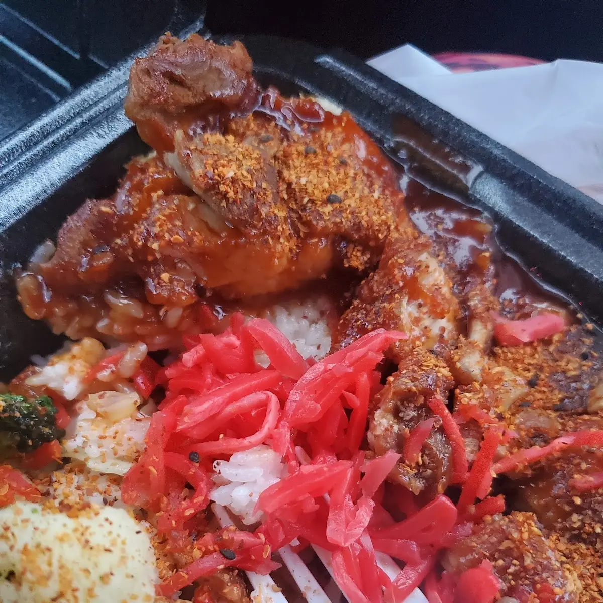 Mango and Teriyaki Chicken Combo with Ginger