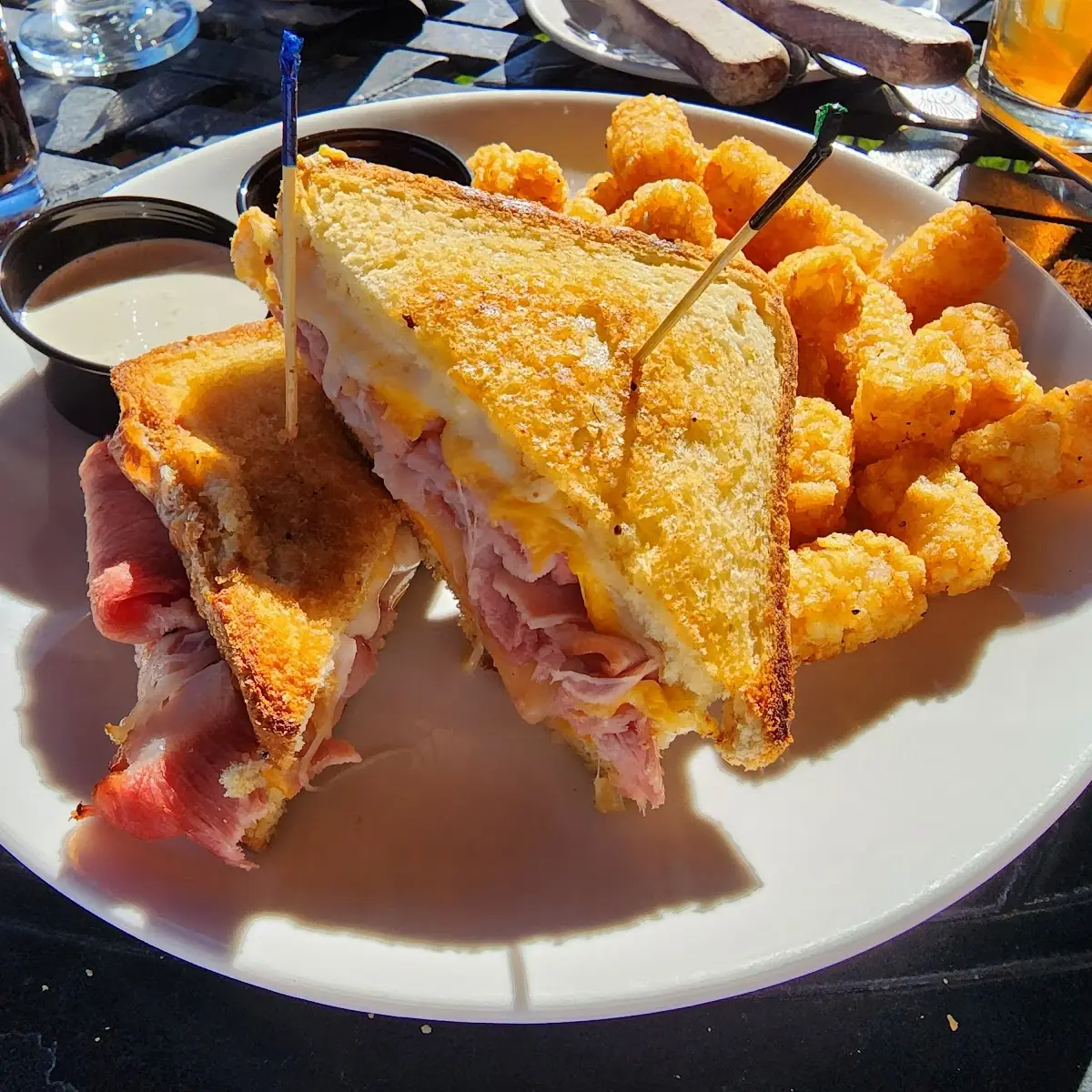 Grilled Ham and Cheese Sandwich