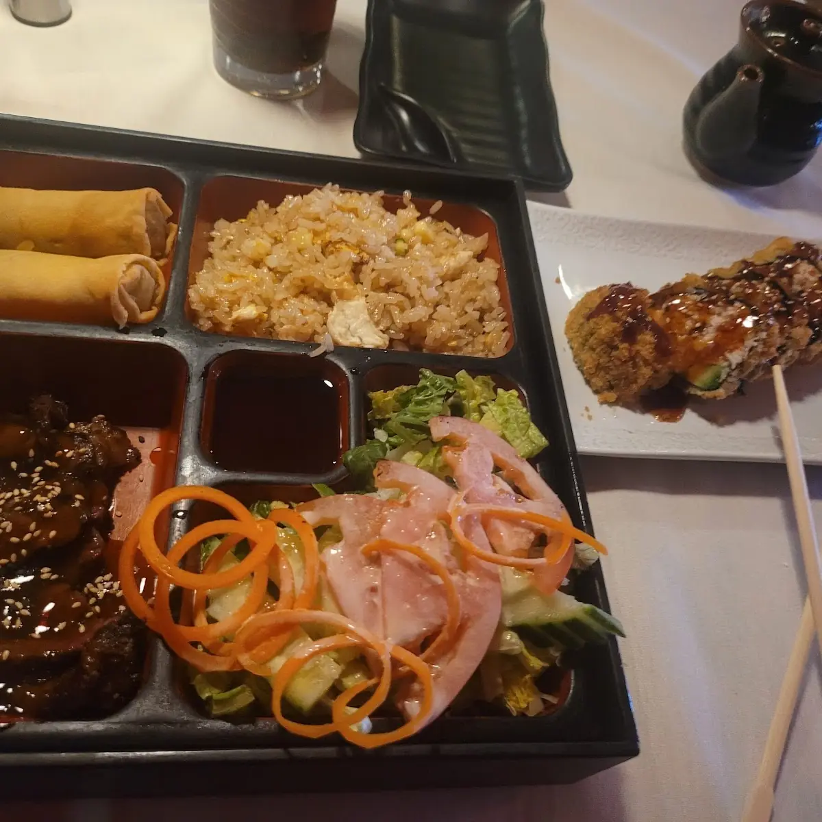 Yummi 2 Beef or Salmon Teriyaki Box