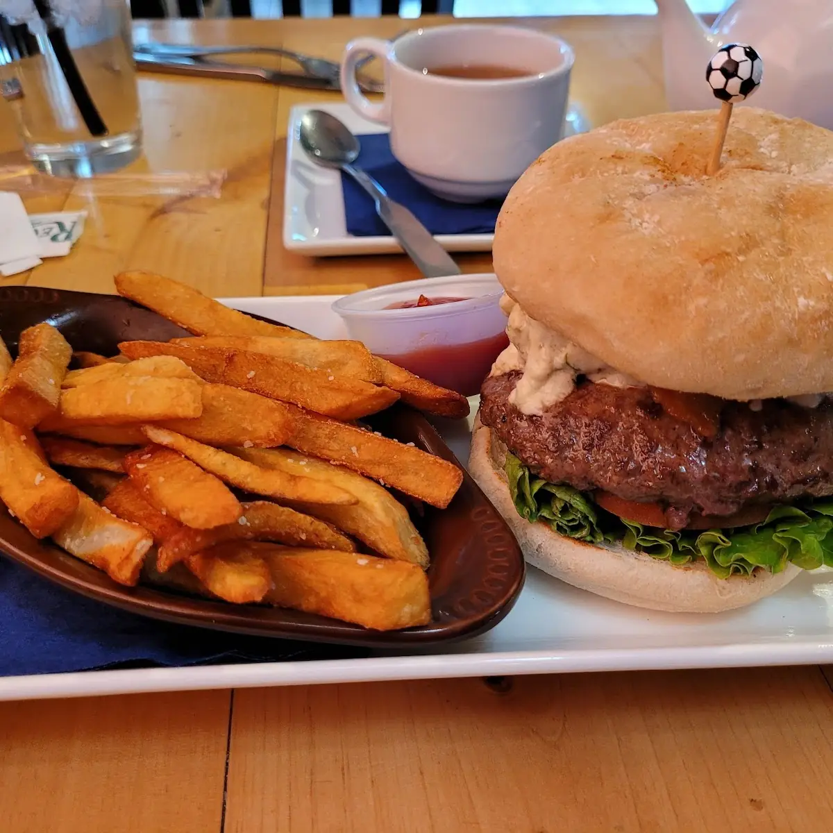 Black and Bleu Burger